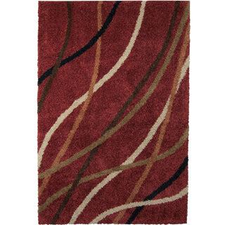 Orian Rugs Era Liberty Red Area Rug main image