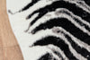 Momeni Acadia Zebra Black Area Rug by Erin Gates Closeup Image
