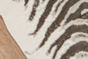 Momeni Acadia Zebra Grey Area Rug by Erin Gates Closeup Image
