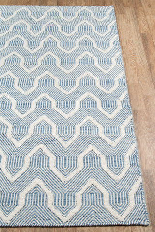 Momeni Langdon Prince Blue Area Rug by Erin Gates Corner Image