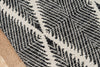Momeni River Beacon Black Area Rug by Erin Gates Closeup Image