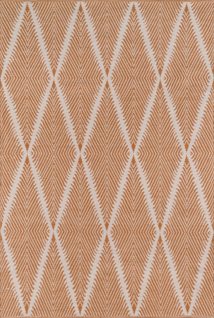 Momeni River Beacon Orange Area Rug by Erin Gates main image