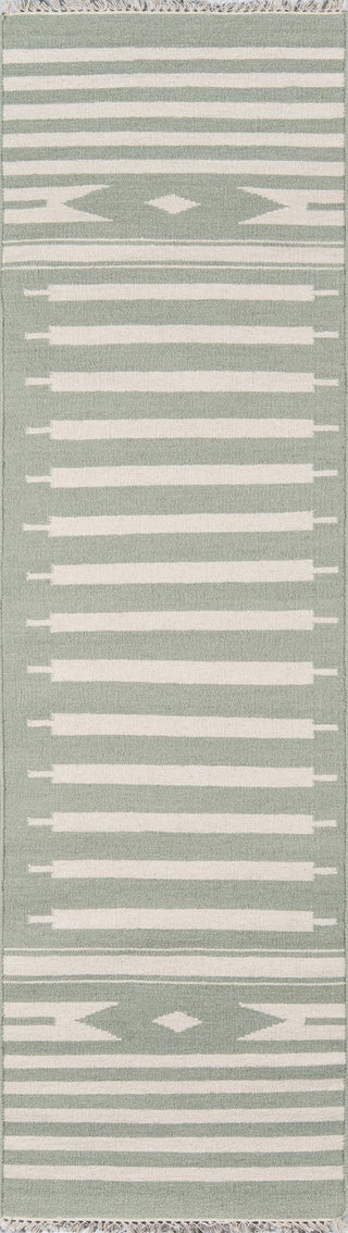 Momeni Thompson Billings Light Green Area Rug by Erin Gates Runner Image