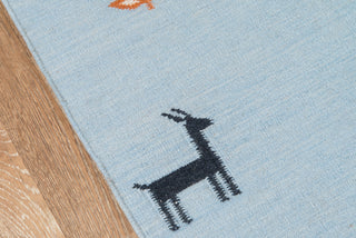 Momeni Thompson Porter Blue Area Rug by Erin Gates Closeup Image