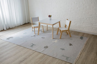 Momeni Thompson Porter Grey Area Rug by Erin Gates Room Image Feature