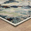 Karastan Epiphany Eroded Diamonds Alabaster Area Rug Lifestyle Image