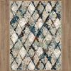 Karastan Epiphany Eroded Diamonds Alabaster Area Rug Main Image