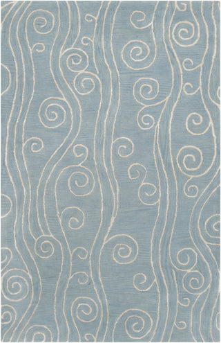 Surya Escape ESP-3004 Sky Blue Area Rug by Somerset Bay 5' x 8'