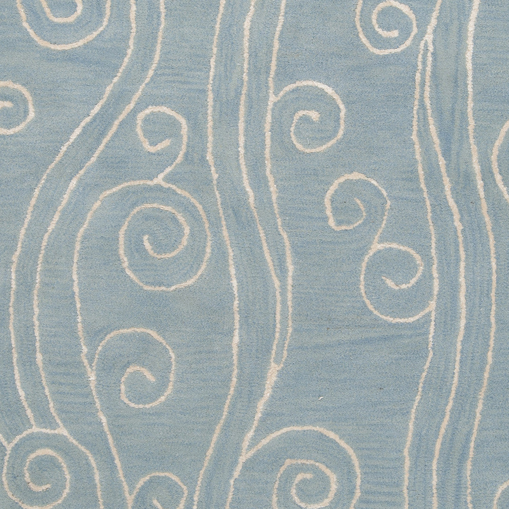 Surya Escape ESP-3004 Sky Blue Hand Tufted Area Rug by Somerset Bay Sample Swatch