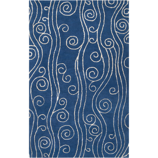 Surya Escape ESP-3011 Cobalt Area Rug by Somerset Bay 5' x 8'