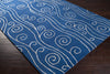 Surya Escape ESP-3011 Cobalt Hand Tufted Area Rug by Somerset Bay 5x8 Corner