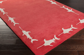 Surya Escape ESP-3119 Cherry Hand Tufted Area Rug by Somerset Bay 5x8 Corner