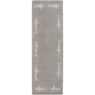 Surya Escape ESP-3120 Light Gray Area Rug by Somerset Bay 2'6'' x 8' Runner