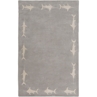 Surya Escape ESP-3120 Light Gray Area Rug by Somerset Bay 5' x 8'