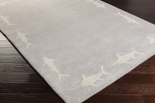 Surya Escape ESP-3120 Light Gray Hand Tufted Area Rug by Somerset Bay 5x8 Corner