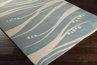 Surya Escape ESP-3123 Slate Hand Tufted Area Rug by Somerset Bay 5x8 Corner