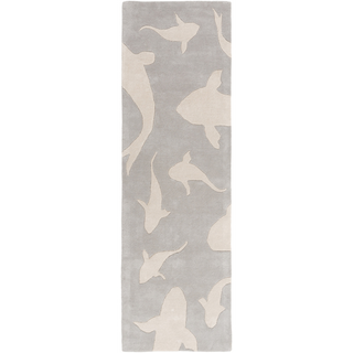 Surya Escape ESP-3124 Light Gray Area Rug by Somerset Bay 2'6'' x 8' Runner