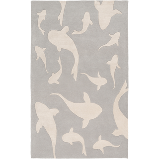 Surya Escape ESP-3124 Light Gray Area Rug by Somerset Bay 5' x 8'