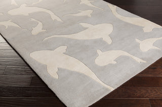 Surya Escape ESP-3124 Light Gray Hand Tufted Area Rug by Somerset Bay 5x8 Corner