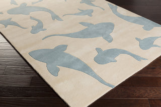 Surya Escape ESP-3126 Slate Hand Tufted Area Rug by Somerset Bay 5x8 Corner