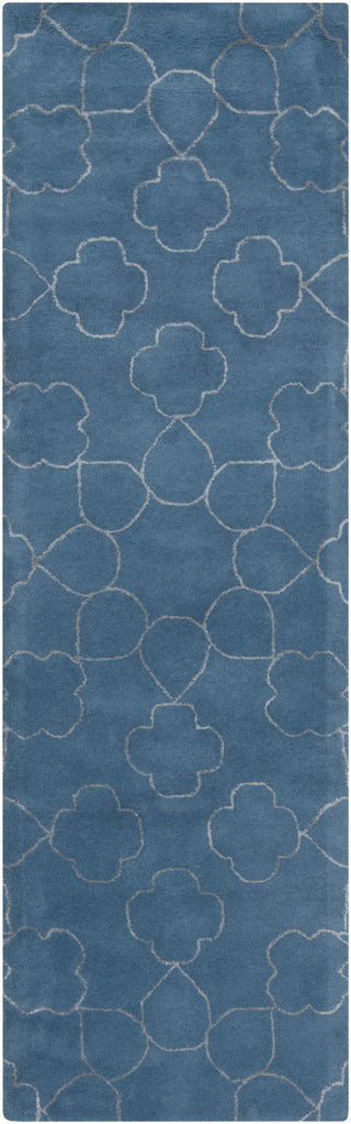 Surya Essence ESS-7668 Teal Area Rug 2'6'' x 8' Runner