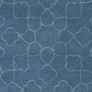 Surya Essence ESS-7668 Teal Hand Tufted Area Rug Sample Swatch