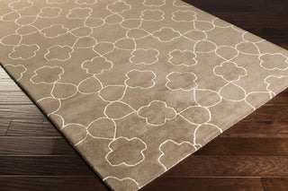Surya Essence ESS-7670 Olive Hand Tufted Area Rug 5x8 Corner