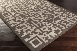 Surya Essence ESS-7691 Charcoal Hand Tufted Area Rug 5x8 Corner
