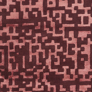 Surya Essence ESS-7694 Burgundy Hand Tufted Area Rug Sample Swatch