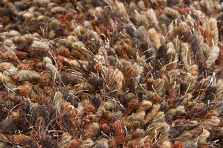 Chandra Estilo EST-18502 Rust/Brown/Taupe/Cream Area Rug Close Up