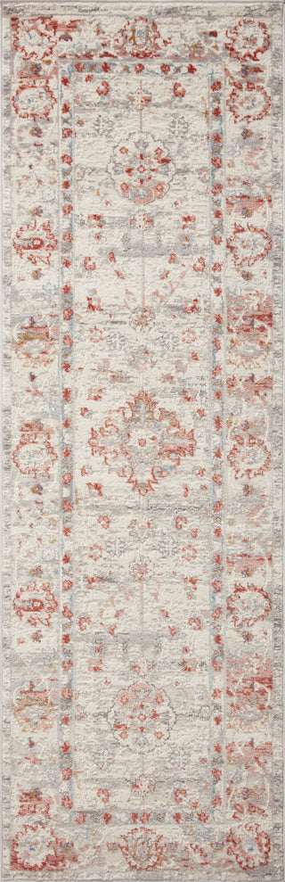 Loloi II Estelle EST-01 Ivory/Rust Area Rug 2'7''x8'0'' Runner 