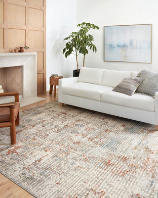 Loloi II Estelle EST-04 Ivory/Multi Area Rug Lifestyle Image Feature