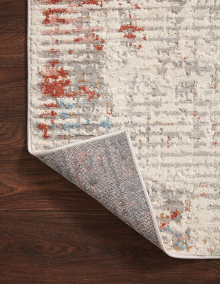 Loloi II Estelle EST-04 Ivory/Multi Area Rug Backing