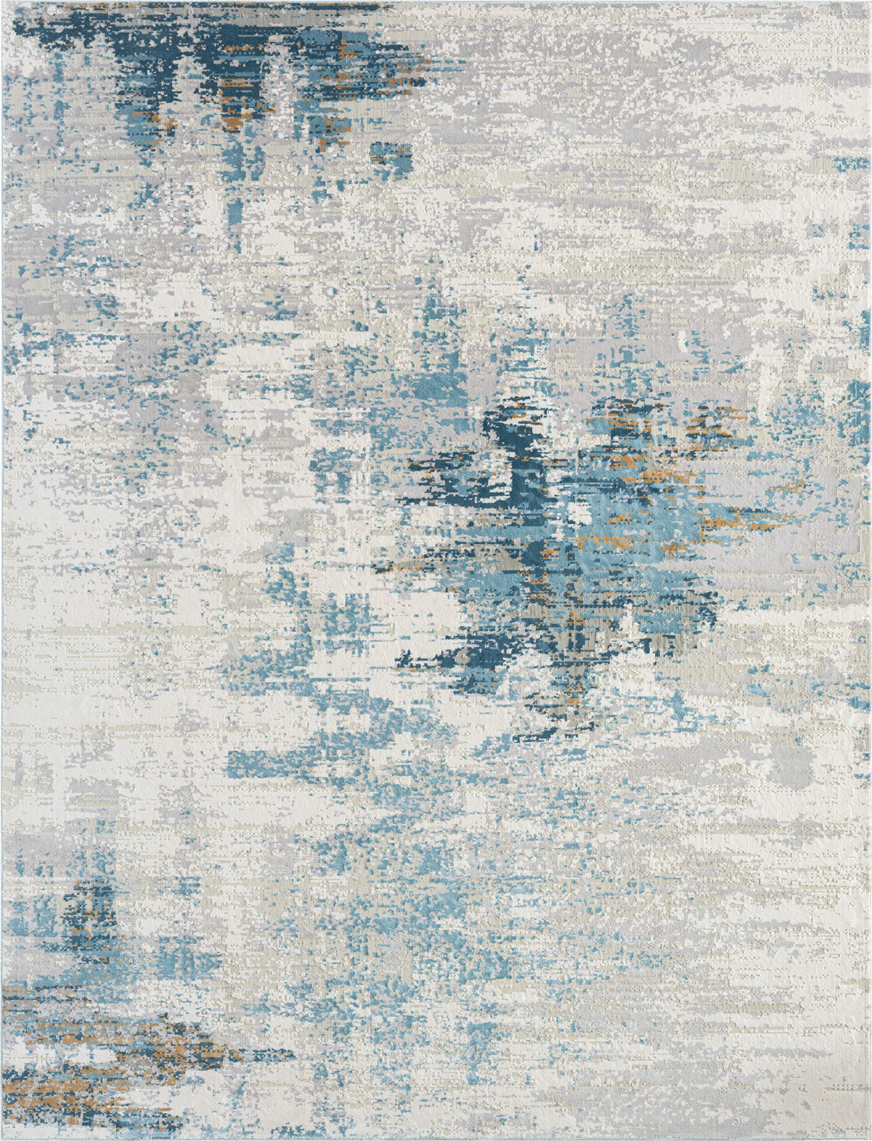 K2 ETHOS ET-398 Blue/Grey Abstract Area Rug main image