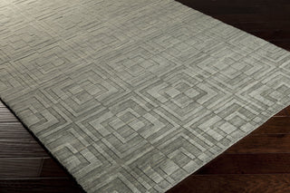 Surya Etching ETC-4911 Grey Area Rug 5x8 Corner