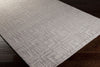 Surya Etching ETC-4913 Light Gray Hand Loomed Area Rug 5x8 Corner
