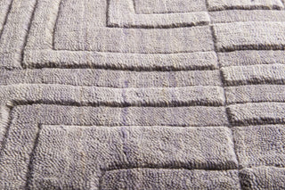 Surya Etching ETC-4913 Light Gray Hand Loomed Area Rug Sample Swatch