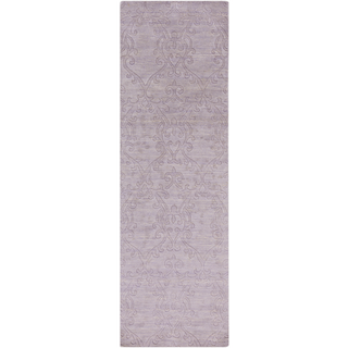 Surya Etching ETC-4916 Light Gray Area Rug 2'6'' x 8' Runner