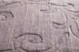 Surya Etching ETC-4916 Light Gray Hand Loomed Area Rug Sample Swatch