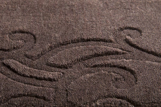 Surya Etching ETC-4922 Chocolate Hand Loomed Area Rug Sample Swatch