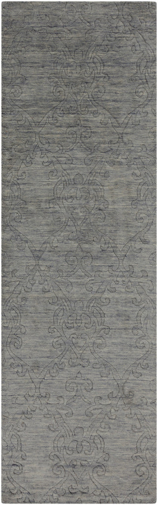 Surya Etching ETC-4923 Grey Area Rug 2'6'' x 8' Runner