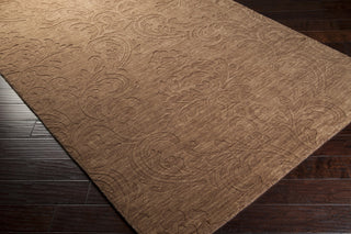 Surya Etching ETC-4924 Tan Hand Loomed Area Rug 5x8 Corner