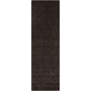 Surya Etching ETC-4925 Chocolate Area Rug 2'6'' x 8' Runner