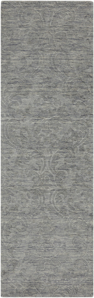 Surya Etching ETC-4926 Grey Area Rug 2'6'' x 8' Runner