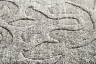 Surya Etching ETC-4931 Grey Hand Loomed Area Rug Sample Swatch