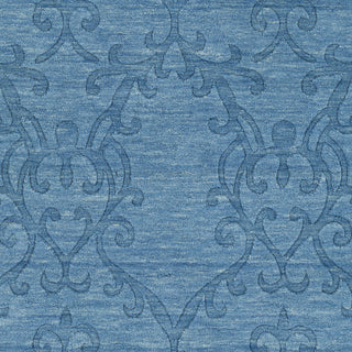 Surya Etching ETC-4977 Bright Blue Area Rug Sample Swatch