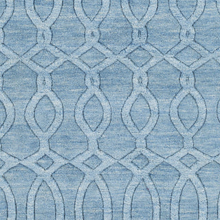 Surya Etching ETC-4984 Sky Blue Area Rug Sample Swatch