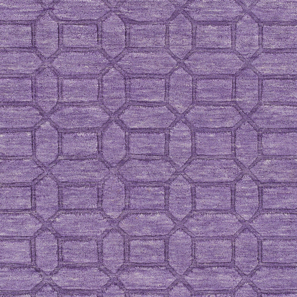 Surya Etching ETC-4990 Bright Purple Hand Loomed Area Rug Sample Swatch
