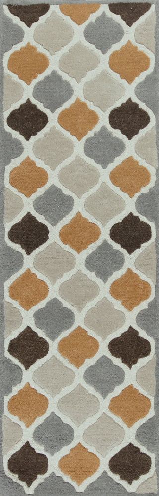 KAS Eternity 1068 Ivory/Spice Arabesque Area Rug 
