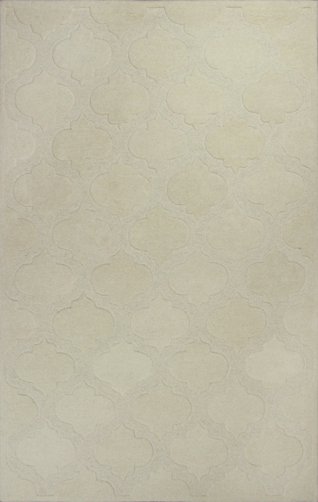 KAS Eternity 1069 Ivory Arabesque Hand Tufted Area Rug